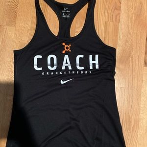 Nike Orangetheory Black Coach Tank. Size small.